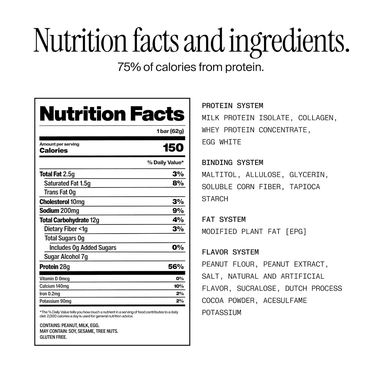 David Protein Bar - 28g Protein - Salted Peanut Butter (12 Bars)