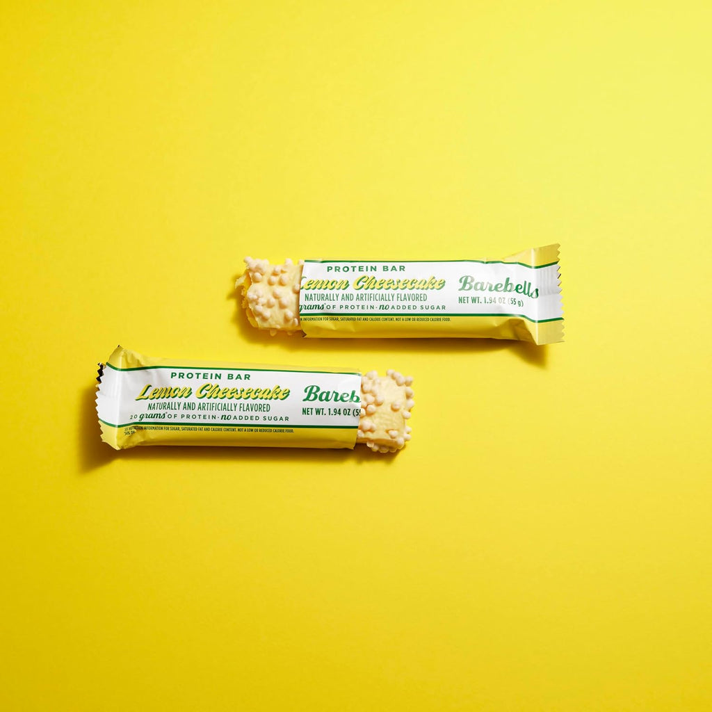 Barebells Protein Bar - Lemon Cheesecake - 20g Protein (12 Bars)