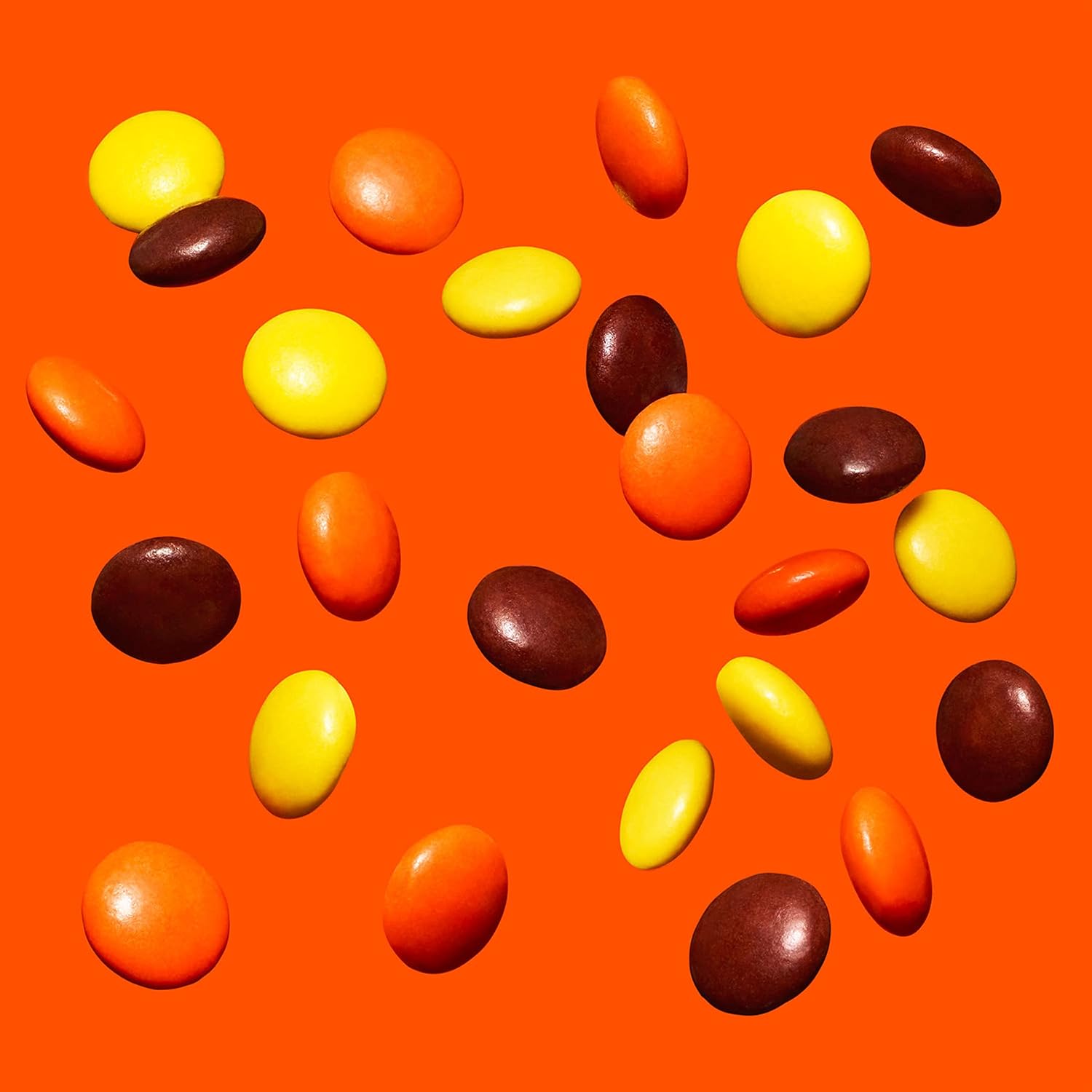 REESE'S PIECES Peanut Butter Candy - Crunchy Shell, Candy Bags, 1.53 oz (18 Count)