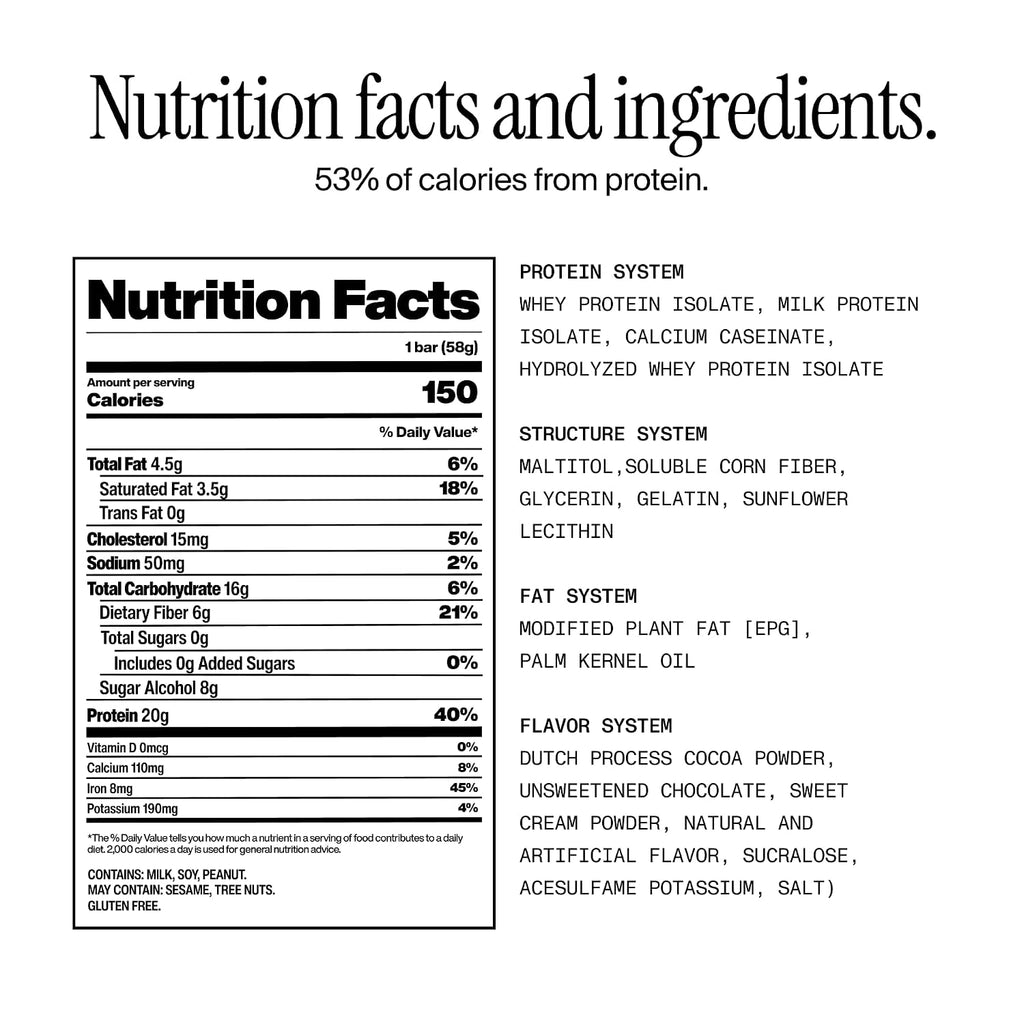 David Bronze High Protein Bars - Double Chocolate Crunch (12 Bars)