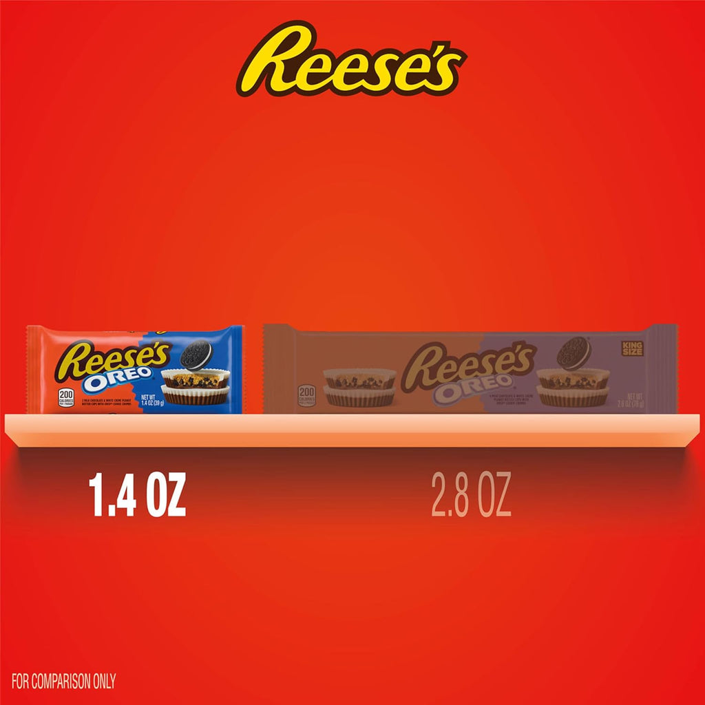 Reese’s Peanut Butter Cups - Oreo Edition -  Milk Chocolate & White Creme (24 Count)