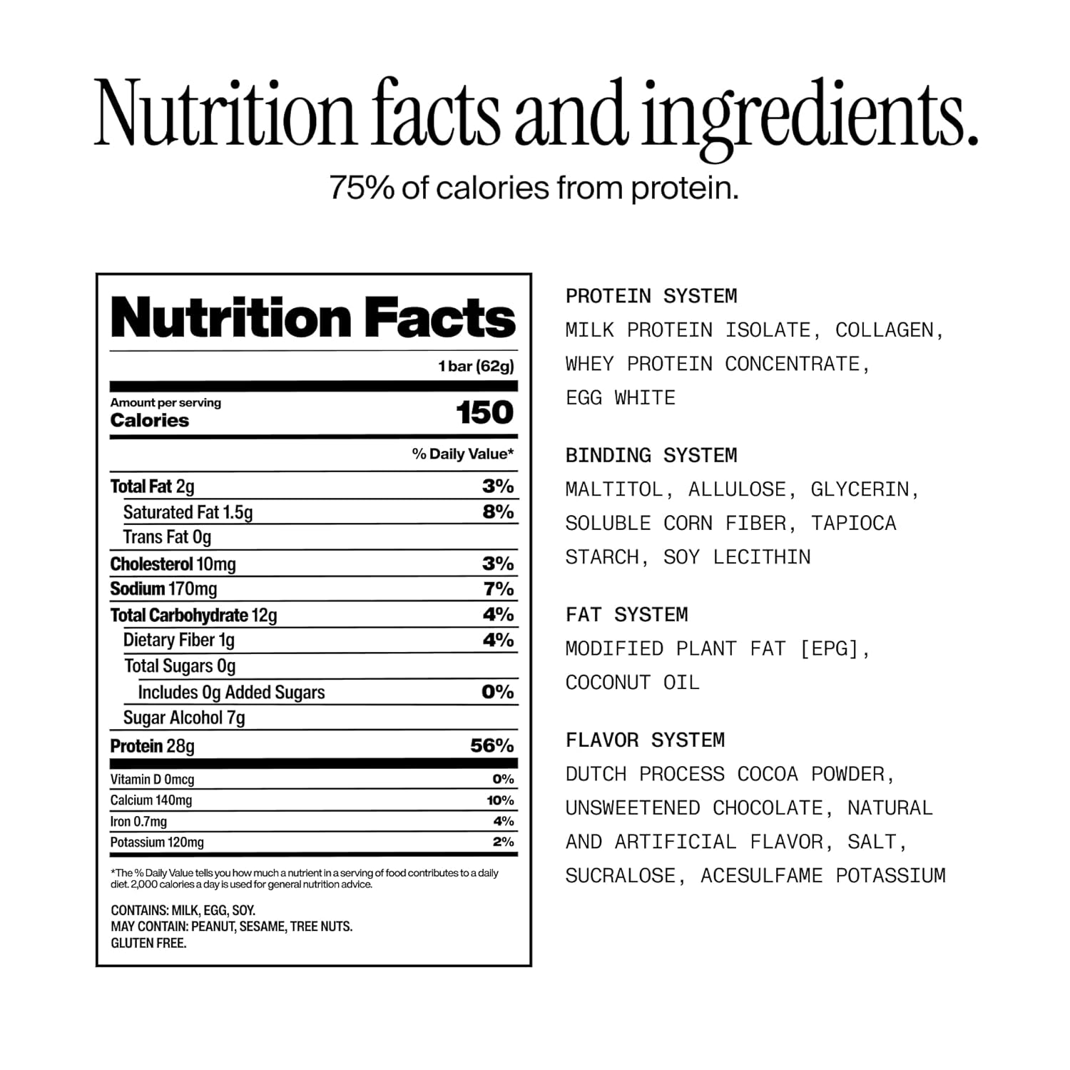 David Protein Bar - 28g Protein - Fudge Brownie (12 Bars)