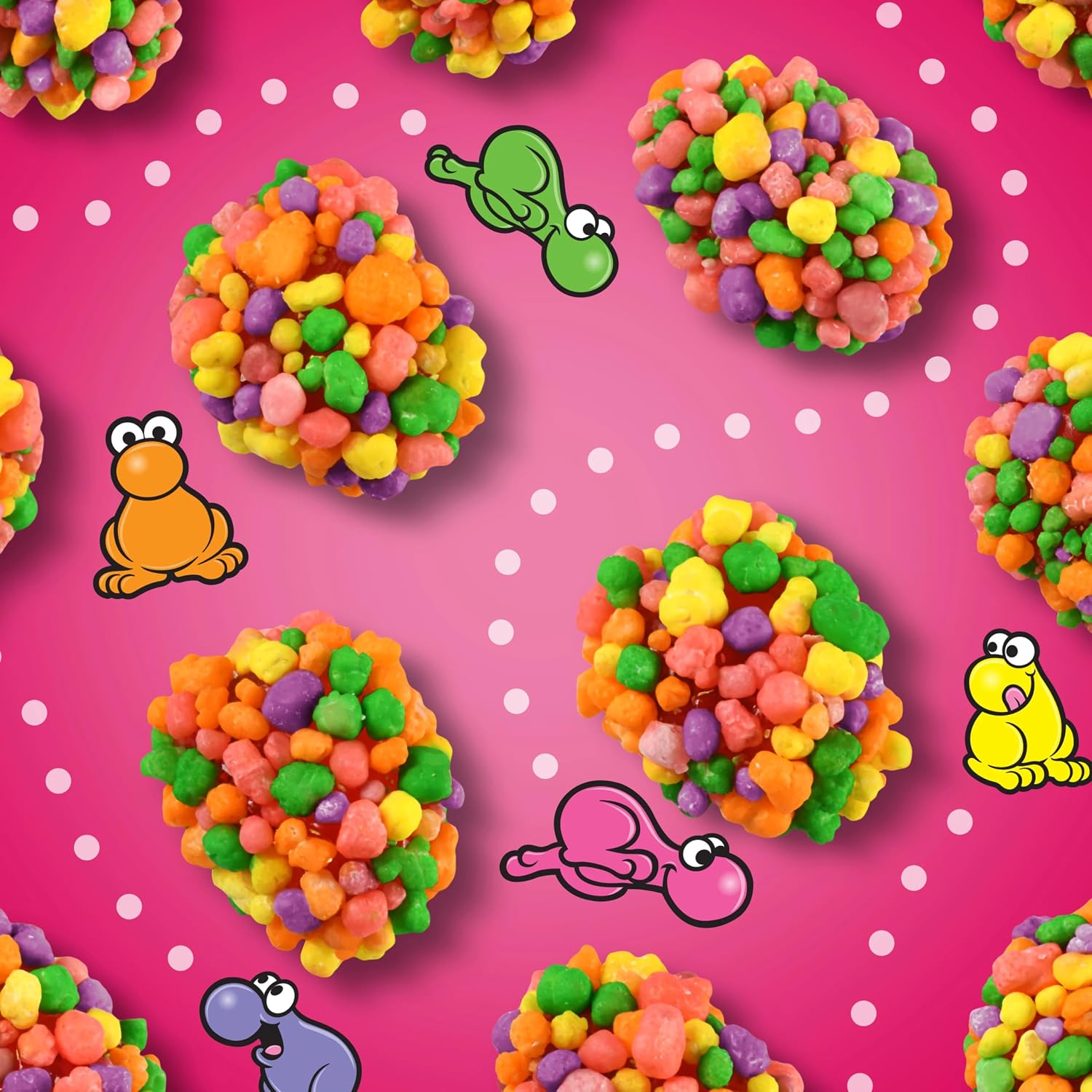 Nerds Gummy Clusters Candy, Rainbow, Pouches (Pack of 12)