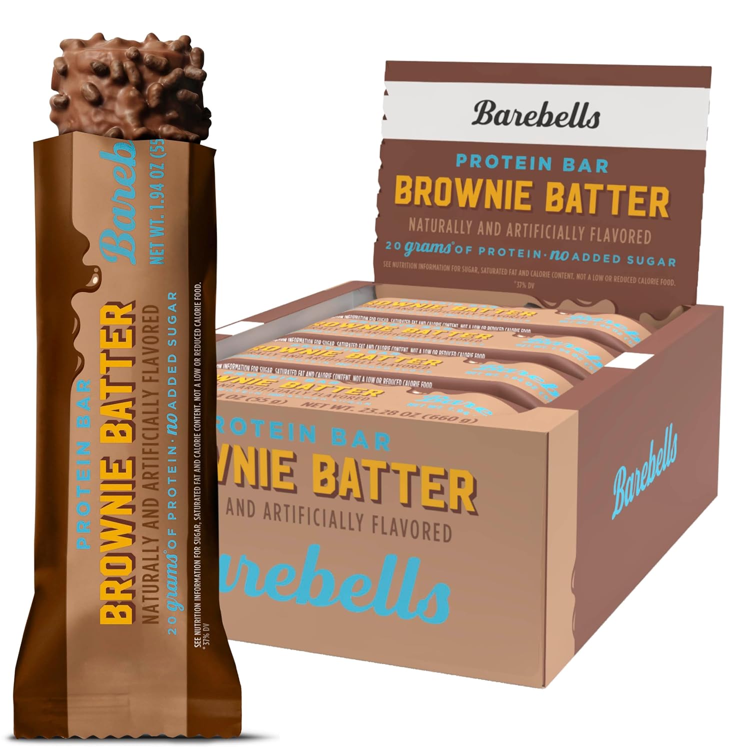 Barebells Protein Bars – Brownie Batter (12 Bars)
