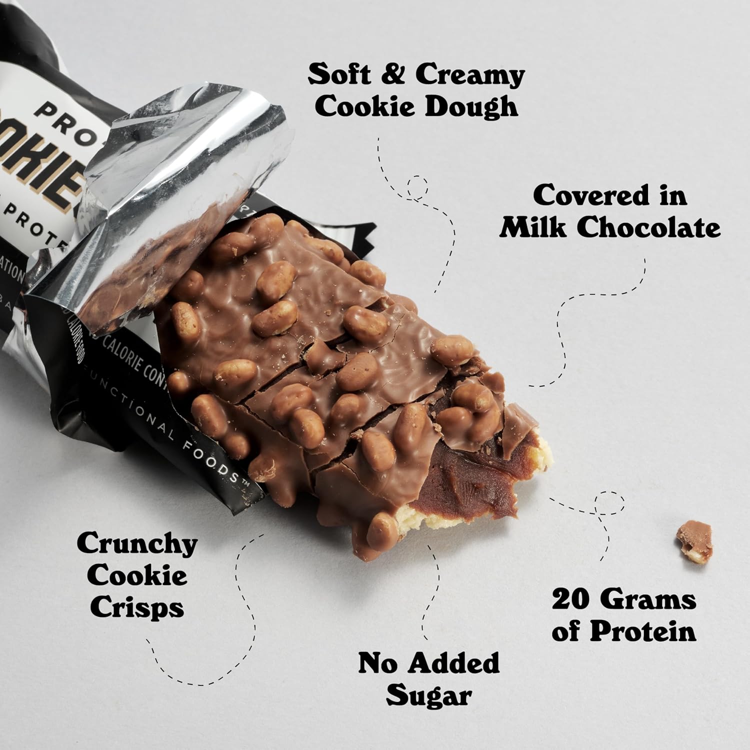 Barebells Protein Bar - Cookies & Cream - 20g Protein (12 Bars)