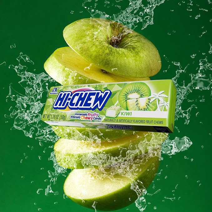 HI-CHEW Green Apple Sticks – 15 Pack (1.76oz Each)