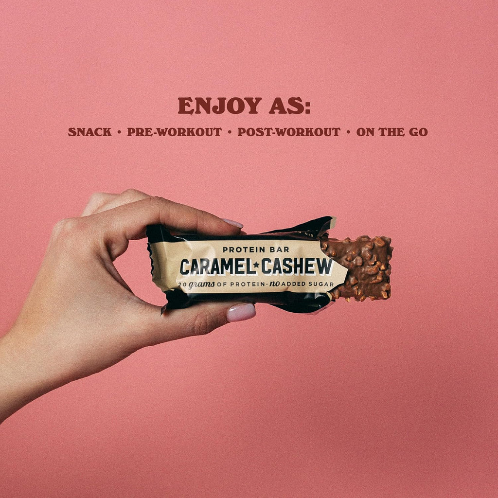 Barebells Protein Bars Caramel Cashew – 20g Protein (12 Bars)