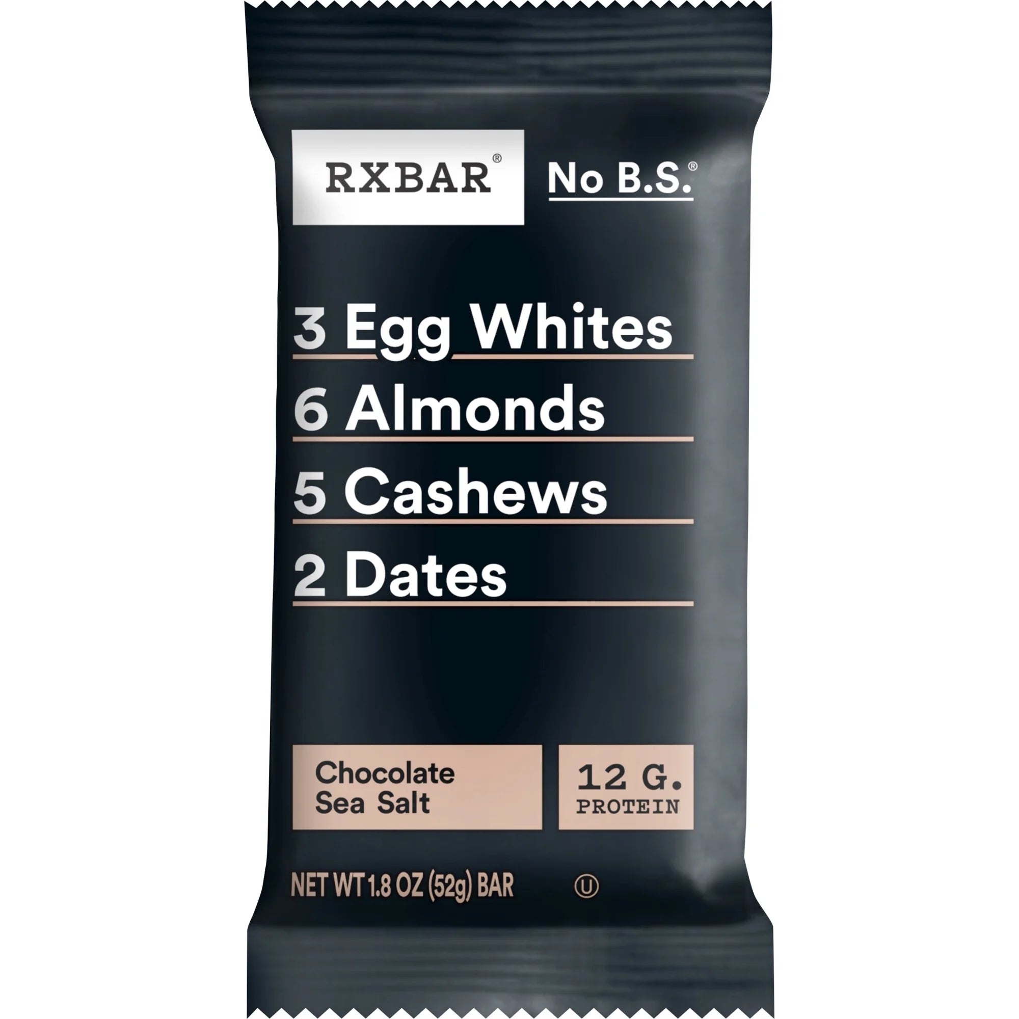 RXBAR Protein Bars – Chocolate Sea Salt (12 Bars)
